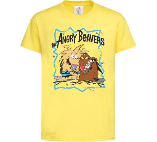 Детская футболка The Angry Beavers Лимонный фото