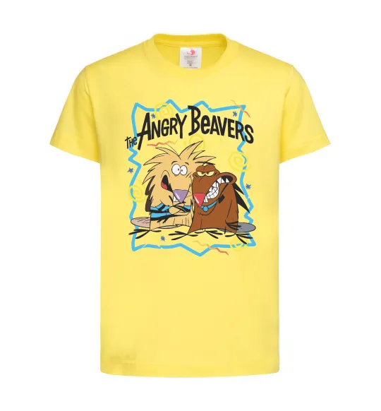 Детская футболка The Angry Beavers Лимонный фото