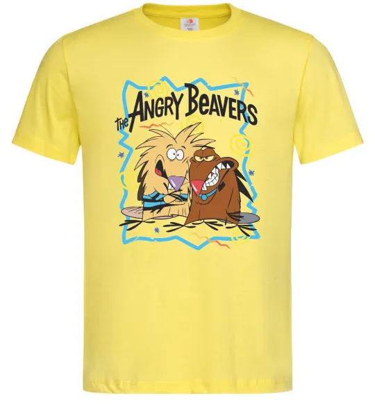 Мужская футболка The Angry Beavers Лимонный фото