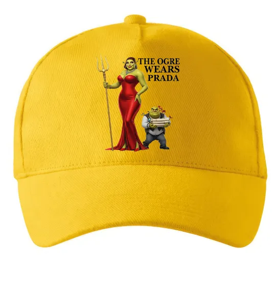 Кепка Огр носить прада Сонячно жовтий фото