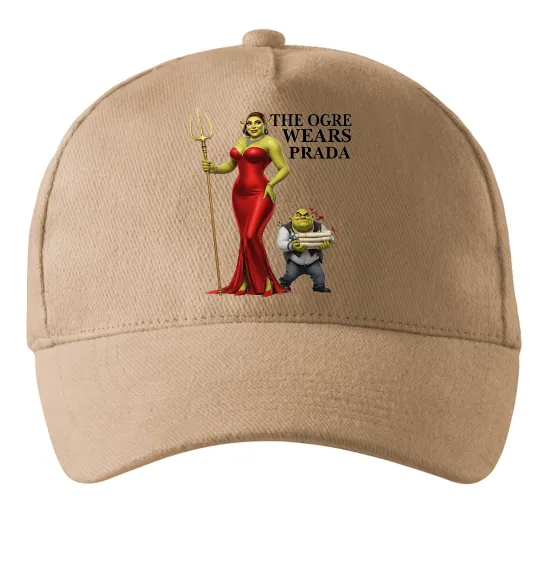 Кепка Огр носить прада Пісочний фото