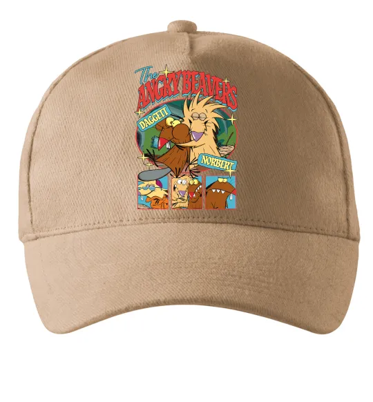 Кепка Злюки Бобри колаж Пісочний фото