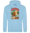 Жіноча толстовка (худі) Злюки Бобри колаж Блакитний фото