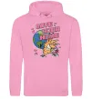 Женская толстовка (худи) Love your home Злюки Бобри Розовый фото