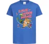 Детская футболка Love your home Злюки Бобри Ярко-синий фото