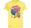 Детская футболка Love your home Злюки Бобри Лимонный фото