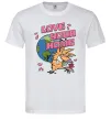 Мужская футболка Love your home Злюки Бобри Белый фото