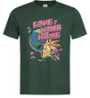 Мужская футболка Love your home Злюки Бобри Темно-зеленый фото