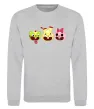 Свитшот Happy tree friends Серый меланж фото