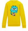 Детский Свитшот Gumball Солнечно желтый фото