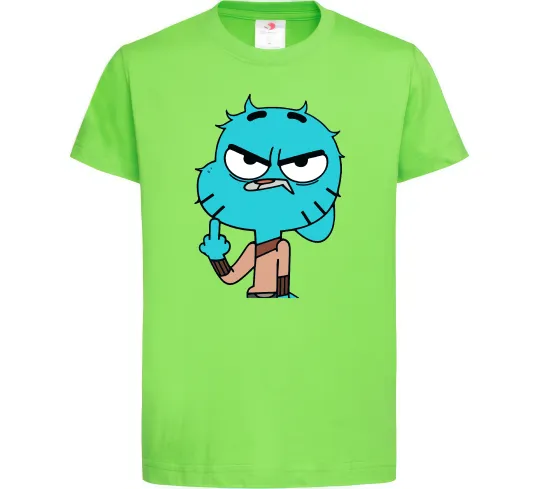 Детская футболка Gumball Лаймовый фото
