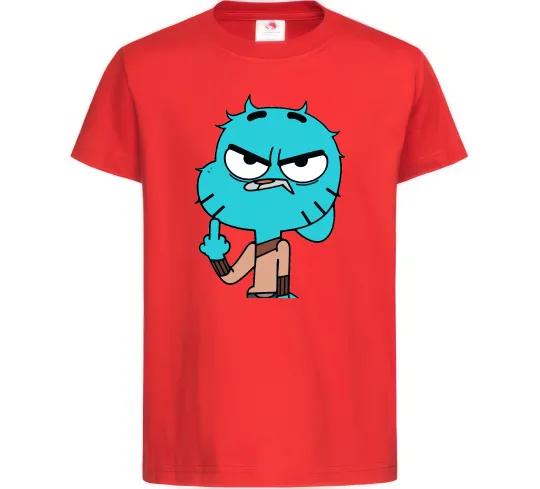 Детская футболка Gumball Красный фото
