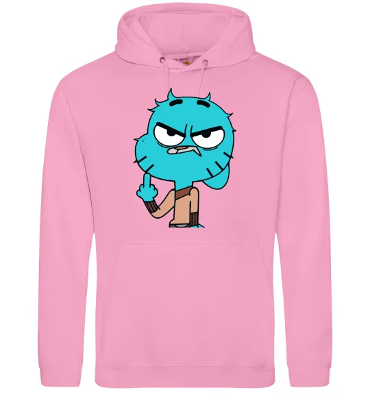 Мужская толстовка (худи) Gumball Розовый фото