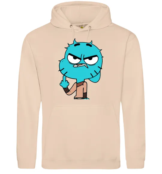 Мужская толстовка (худи) Gumball Песочный фото