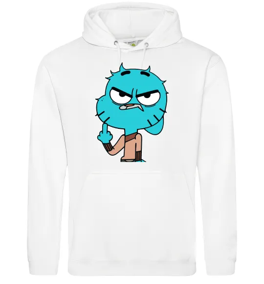 Женская толстовка (худи) Gumball Белый фото