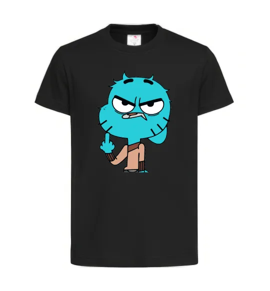 Детская футболка Gumball Черный фото