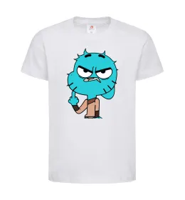 Дитяча футболка Gumball Білий фото