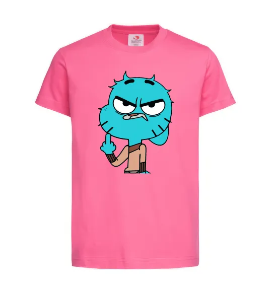 Детская футболка Gumball Ярко-розовый фото