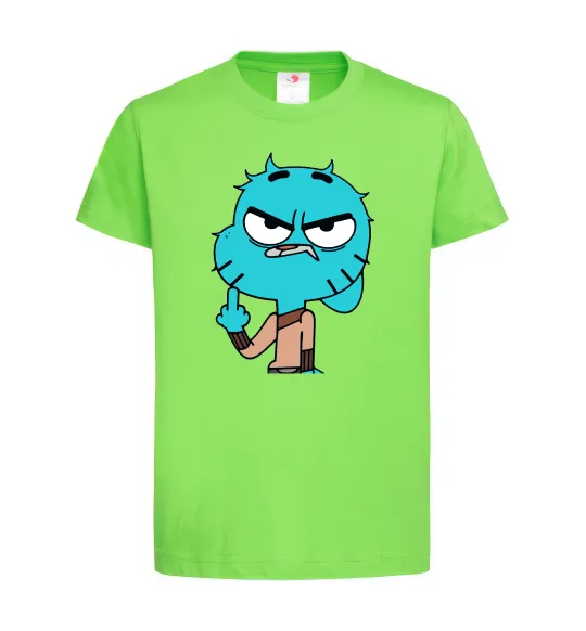 Детская футболка Gumball Лаймовый фото