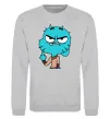 Свитшот Gumball Серый меланж фото