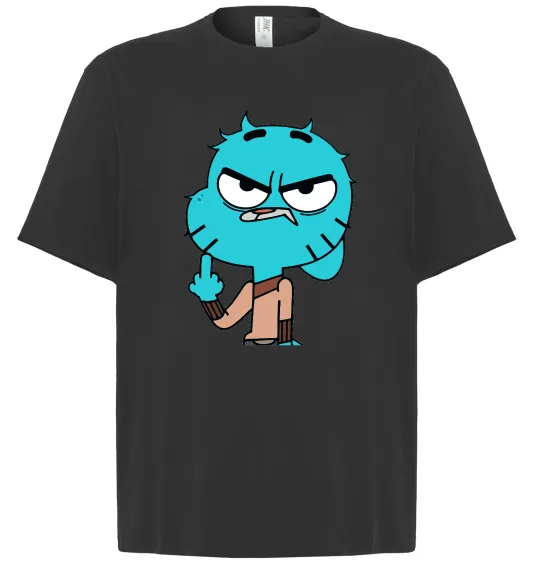 Футболка Оверсайз Gumball Черный фото