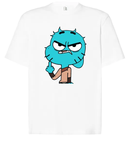 Футболка Оверсайз Gumball Белый фото