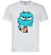 Мужская футболка Gumball Белый фото