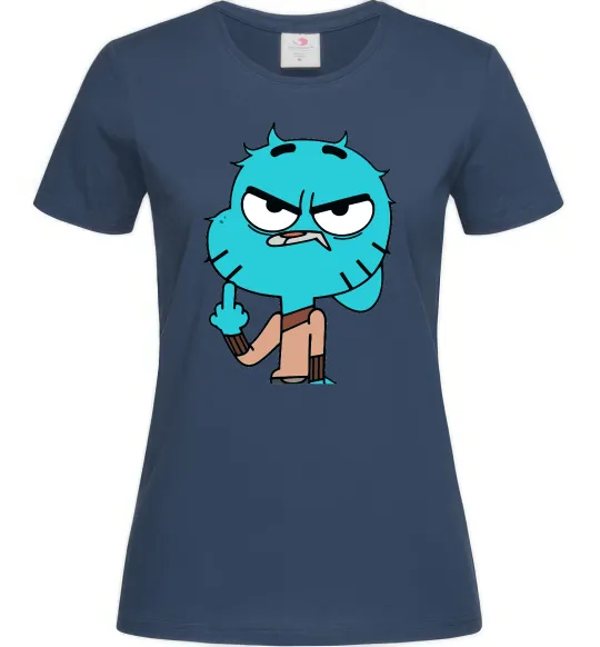 Женская футболка Gumball Темно-синий фото