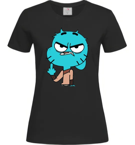 Женская футболка Gumball Черный фото