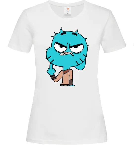 Женская футболка Gumball Белый фото