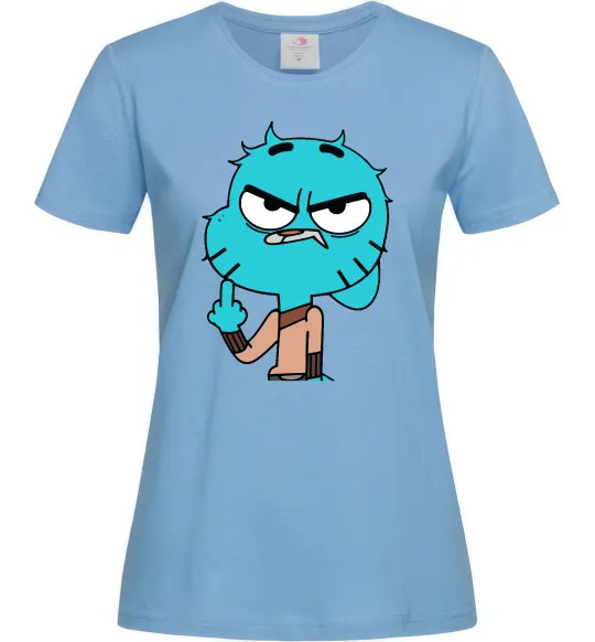 Женская футболка Gumball Голубой фото