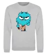 Свитшот Gumball Серый меланж фото