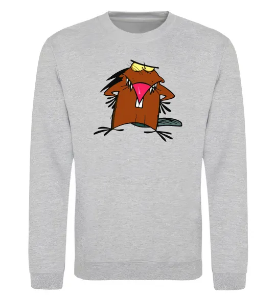 Свитшот Dagget beaver Серый меланж фото