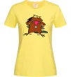 Женская футболка Dagget beaver Лимонный фото