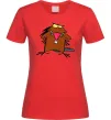 Женская футболка Dagget beaver Красный фото