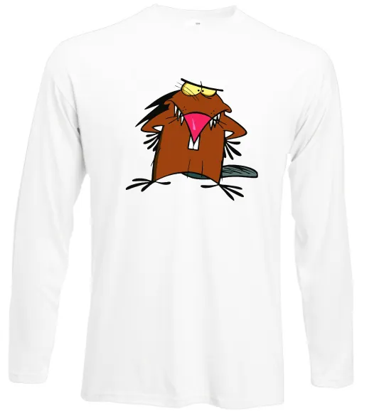Лонгслив Dagget beaver Белый фото