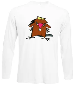 Лонгслив Dagget beaver Белый фото