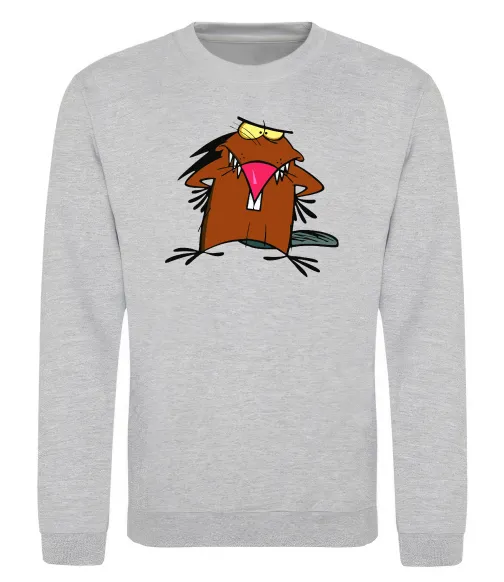 Свитшот Dagget beaver Серый меланж фото