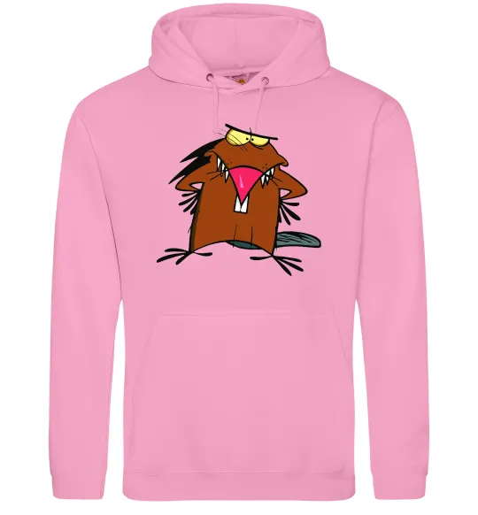 Женская толстовка (худи) Dagget beaver Розовый фото