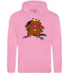 Женская толстовка (худи) Dagget beaver Розовый фото