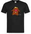 Мужская футболка Dagget beaver Черный фото