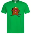 Мужская футболка Dagget beaver Зеленый фото