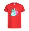 Детская футболка Pony Head Красный Детская футболка Pony Head Красный фото