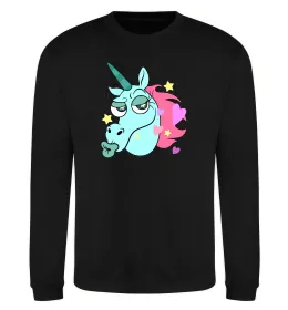 Світшот Pony Head Чорний фото