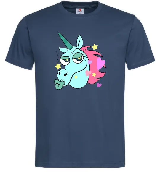 Мужская футболка Pony Head Темно-синий фото