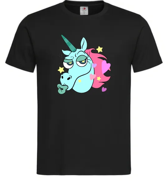 Мужская футболка Pony Head Черный фото