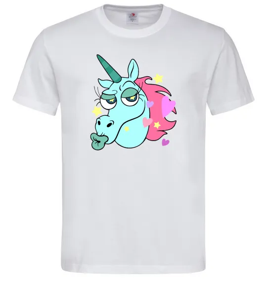 Мужская футболка Pony Head Белый фото