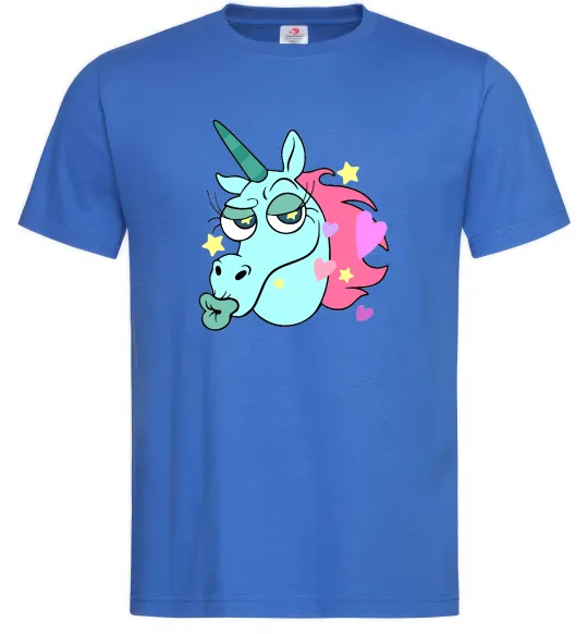 Мужская футболка Pony Head Ярко-синий фото