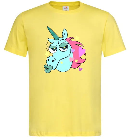 Мужская футболка Pony Head Лимонный фото