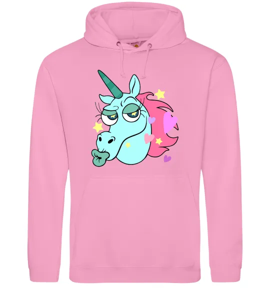 Мужская толстовка (худи) Pony Head Розовый фото